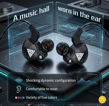 QKZ AK6 Pro HiFi Gaming Edition.