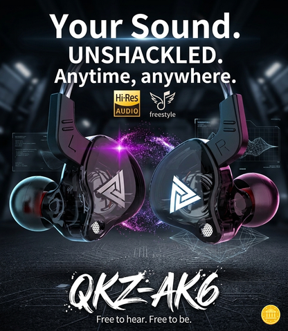 QKZ AK6 Pro HiFi Gaming Edition.